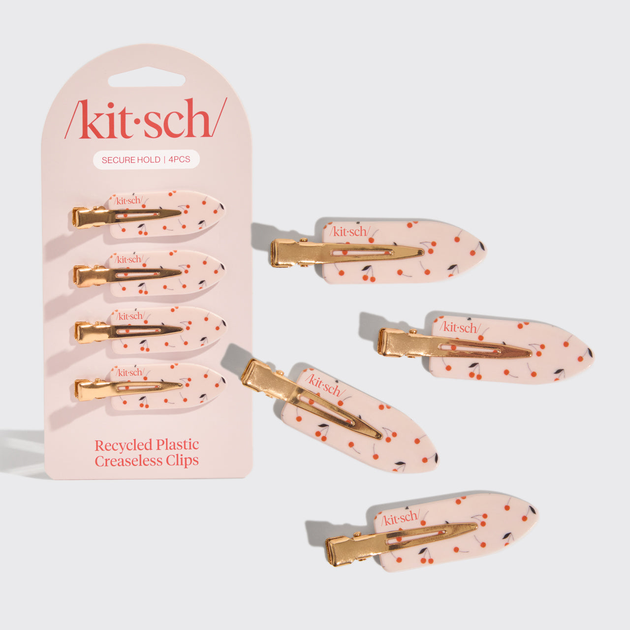 Creaseless Clips af genbrugsplast, sæt med 4 stk.