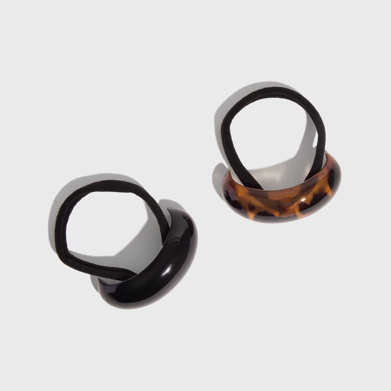 Black & Tort Cloud Cuffs - Medium