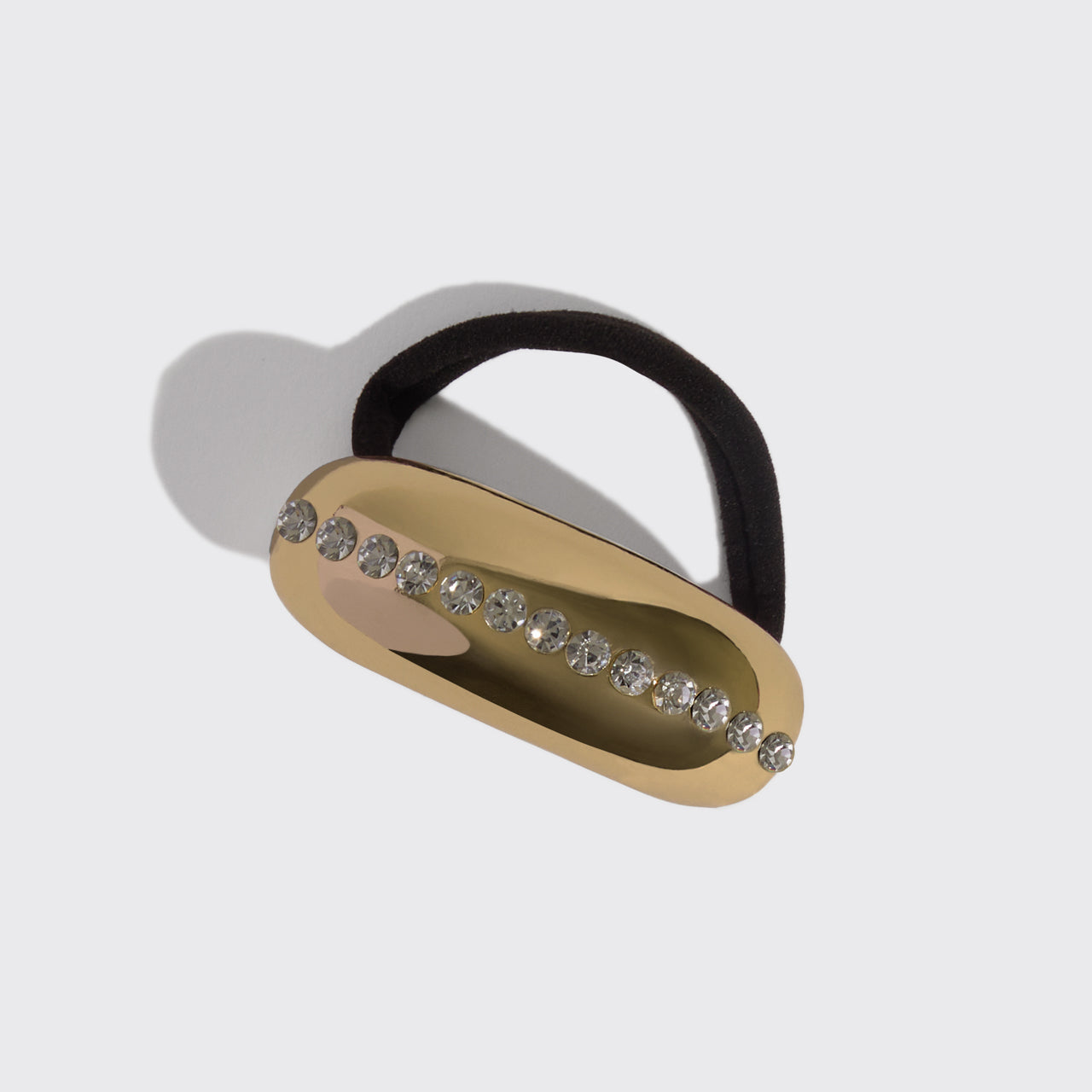 White Rhinestone Cloud Cuff - Medium