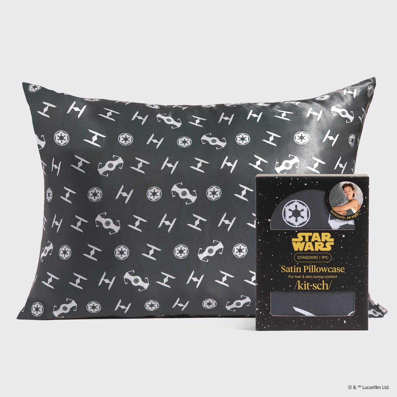 Star Wars™ & Kitsch Satin-Kissenbezug in Galaktisches Imperium