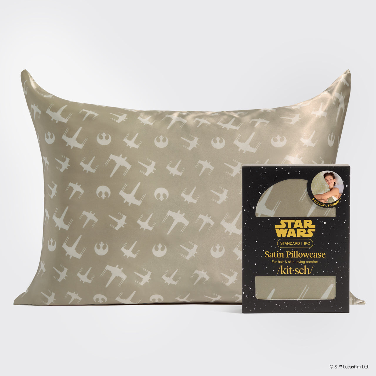 Star Wars™ & Kitsch Satin-Kissenbezug in Rebellenallianz