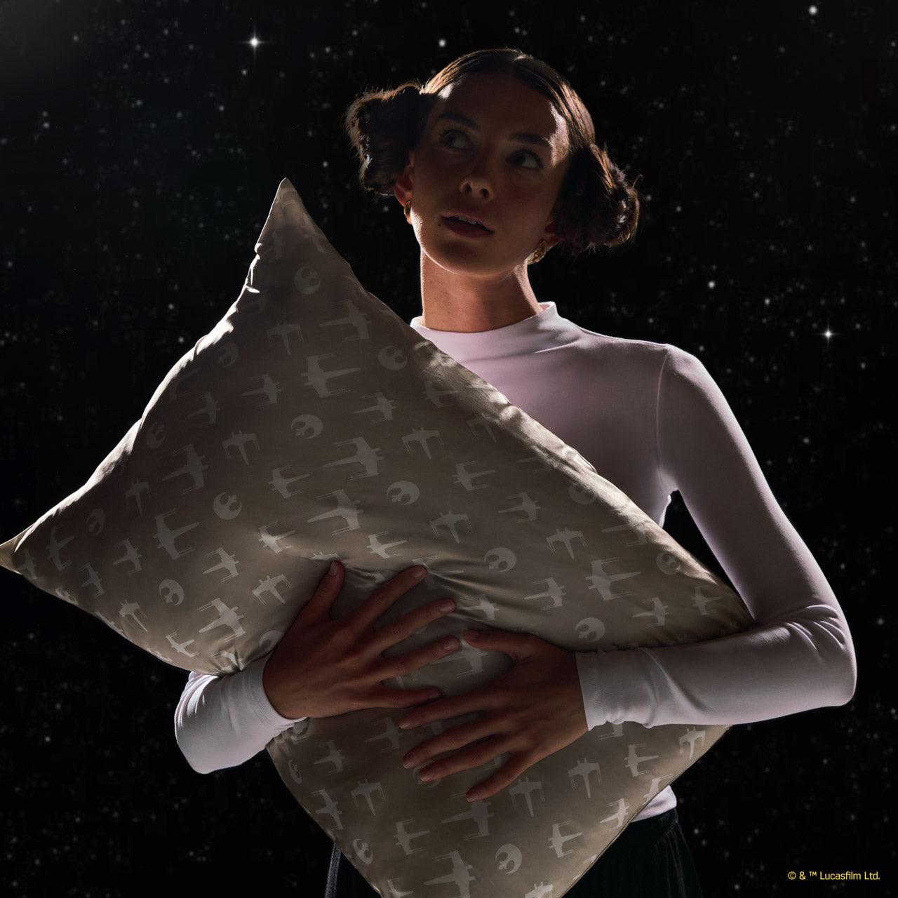 Star Wars™ & Kitsch Satin-Kissenbezug in Rebellenallianz