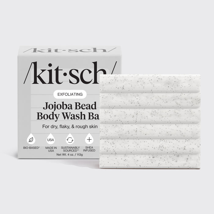 Barre de lavage corporel exfoliant aux perles de jojoba