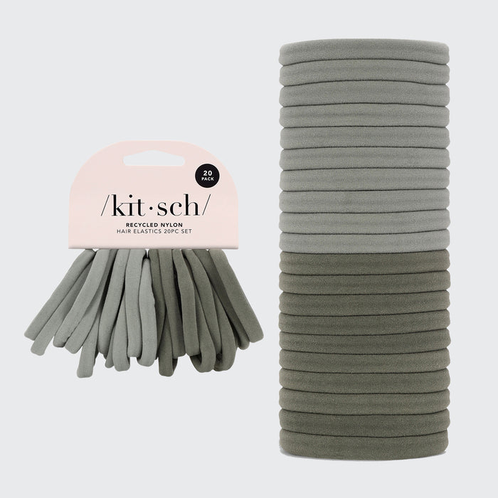 Élastiques à cheveux en eucalyptus, lot de 20 pièces
