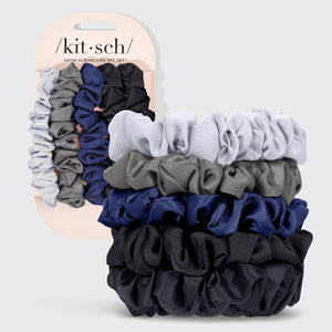 Set de 5 chouchous en satin petite - Midnight