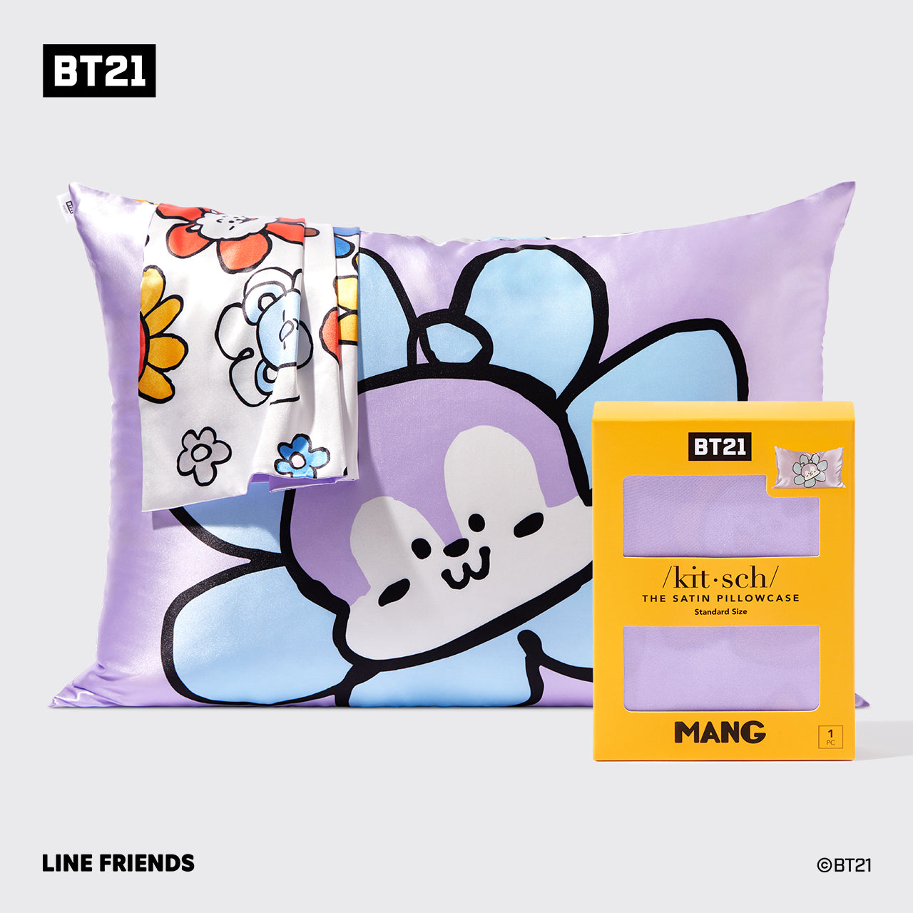Kitsch x BT21 Federa in raso - MANG