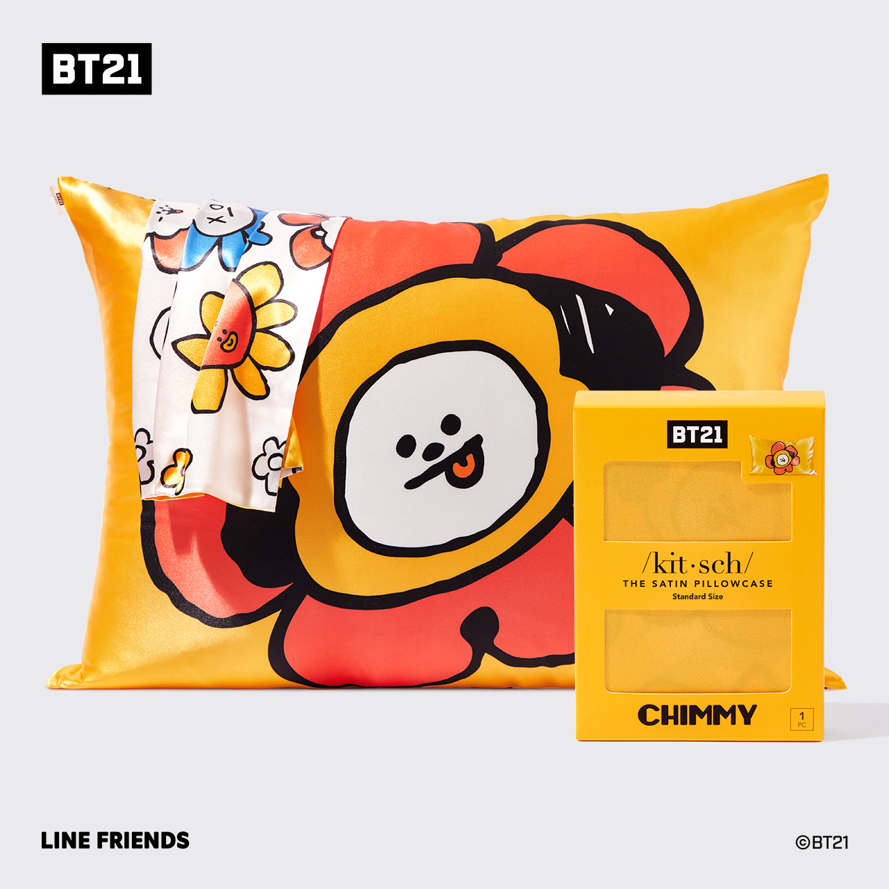 Kitsch x BT21 Federa in raso CHIMMY
