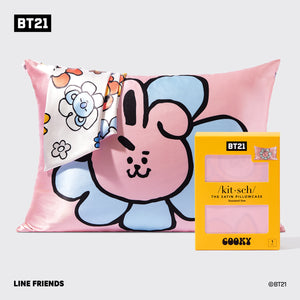 Satin-Kissenbezug Kitsch x BT21 - COOKY