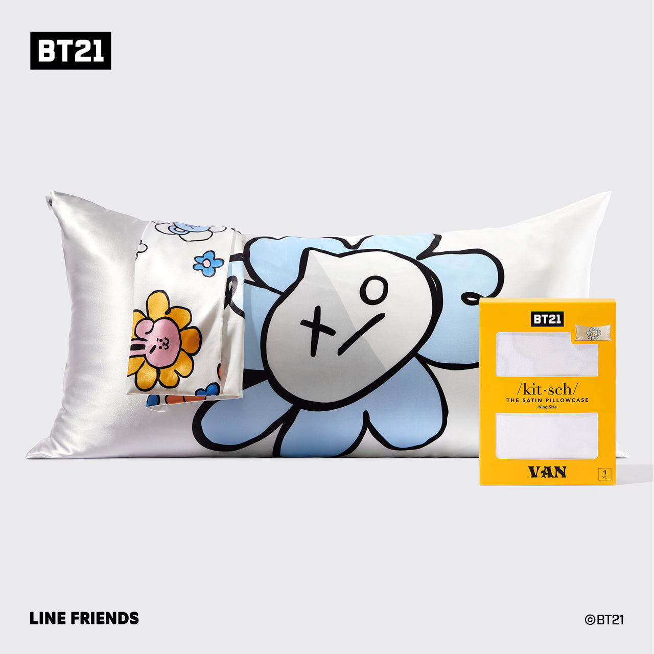 BT21 meets Kitsch King-pudebetræk - VAN