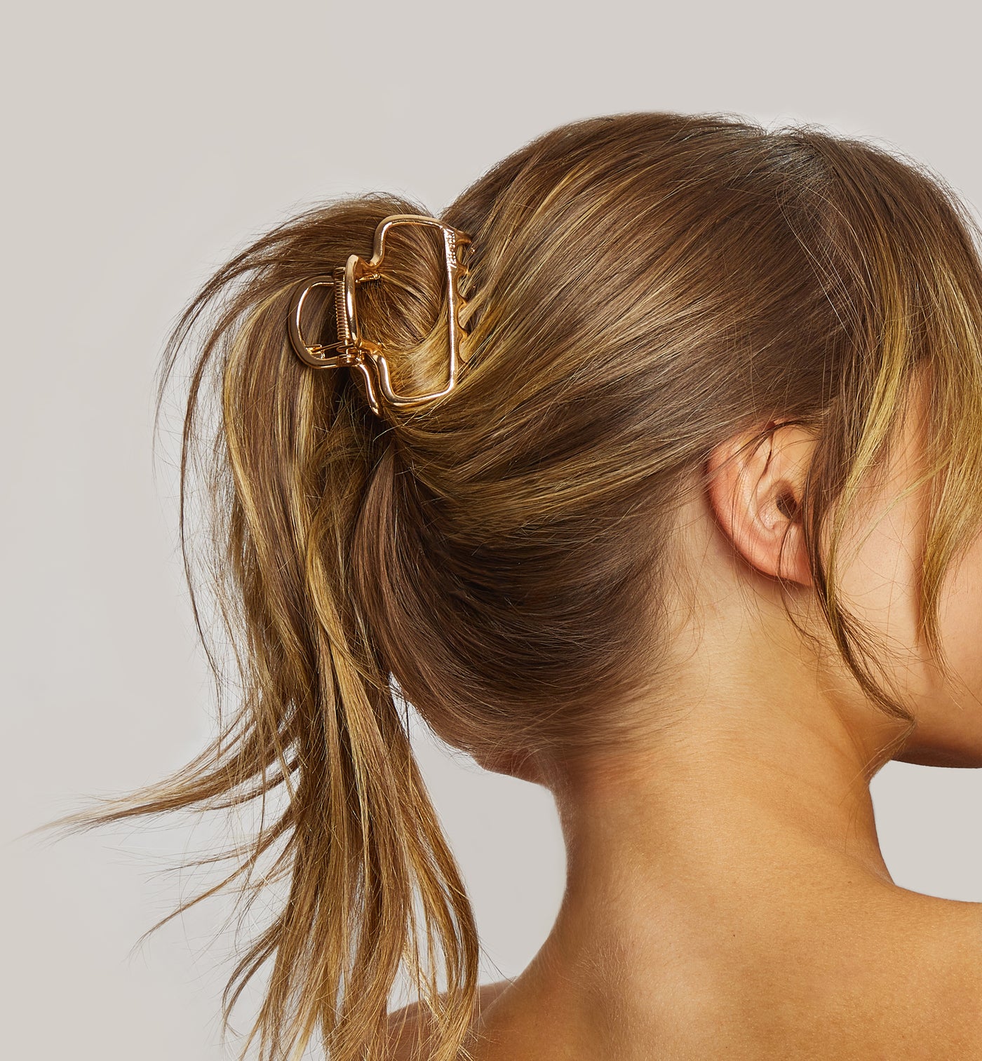 Clip nuage métallique - doré