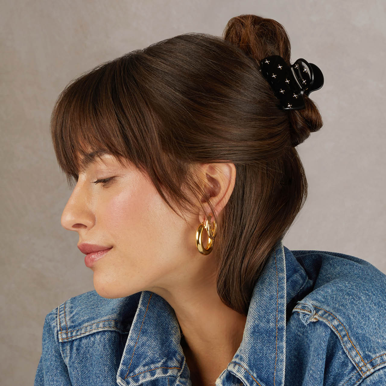 Cloud Clip - sort rhinsten