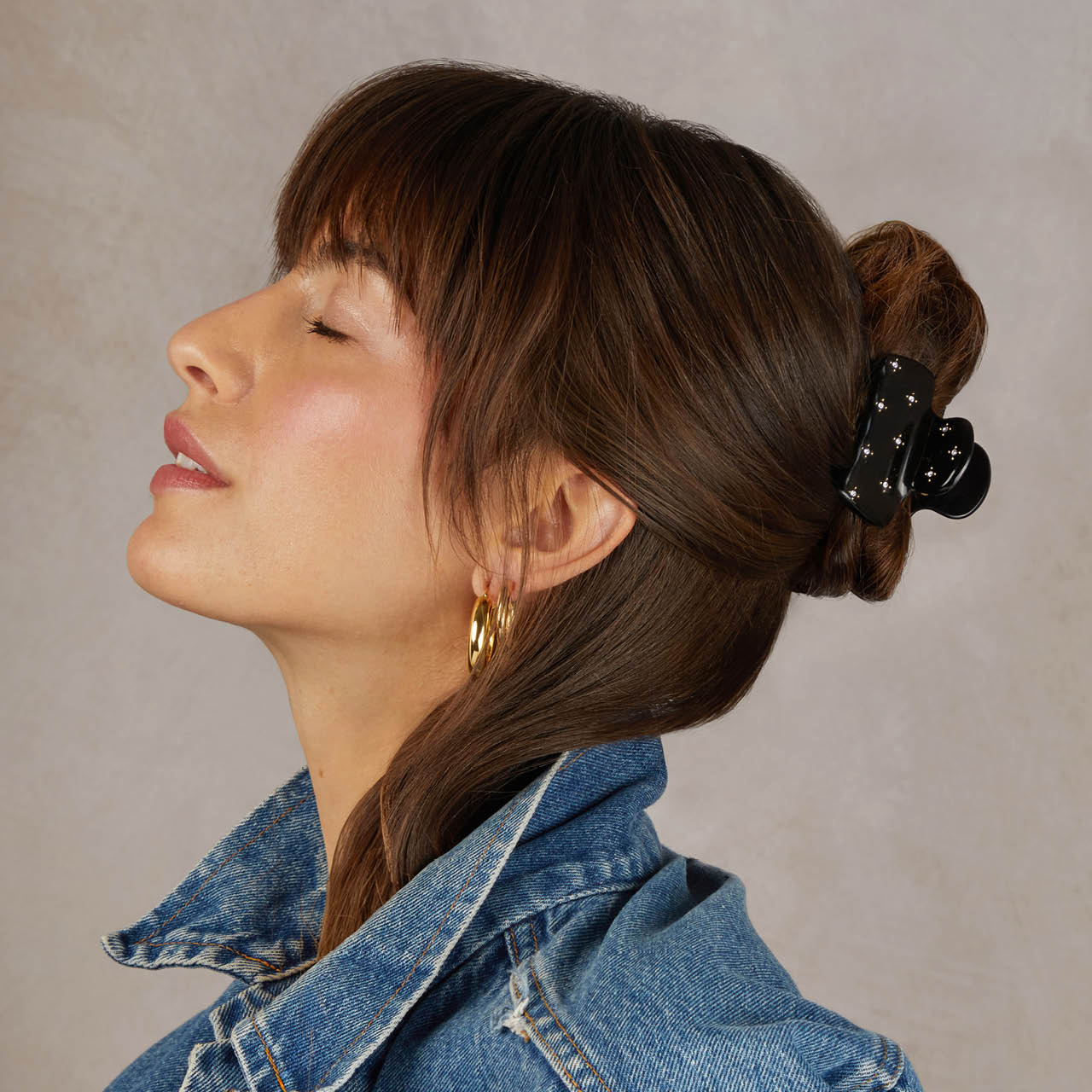 Cloud Clip - sort rhinsten