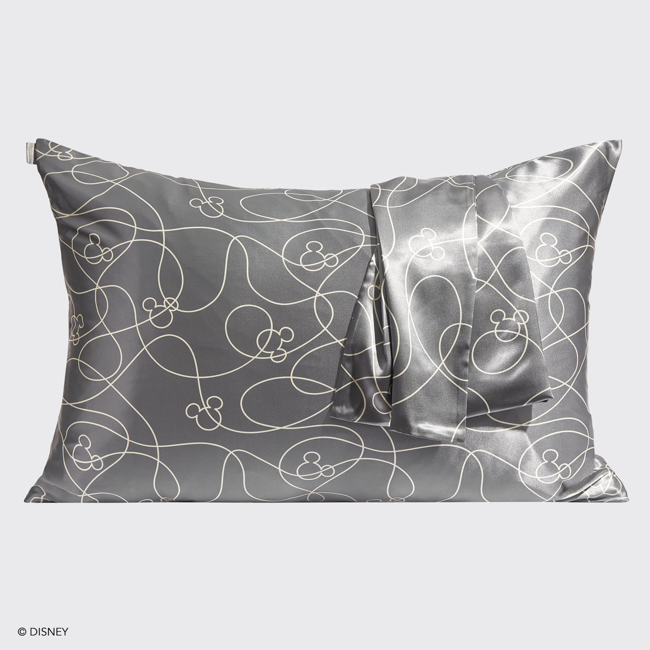 Kitsch x Mickey y Minnie Funda de Almohada de Satén Laberinto Mickey