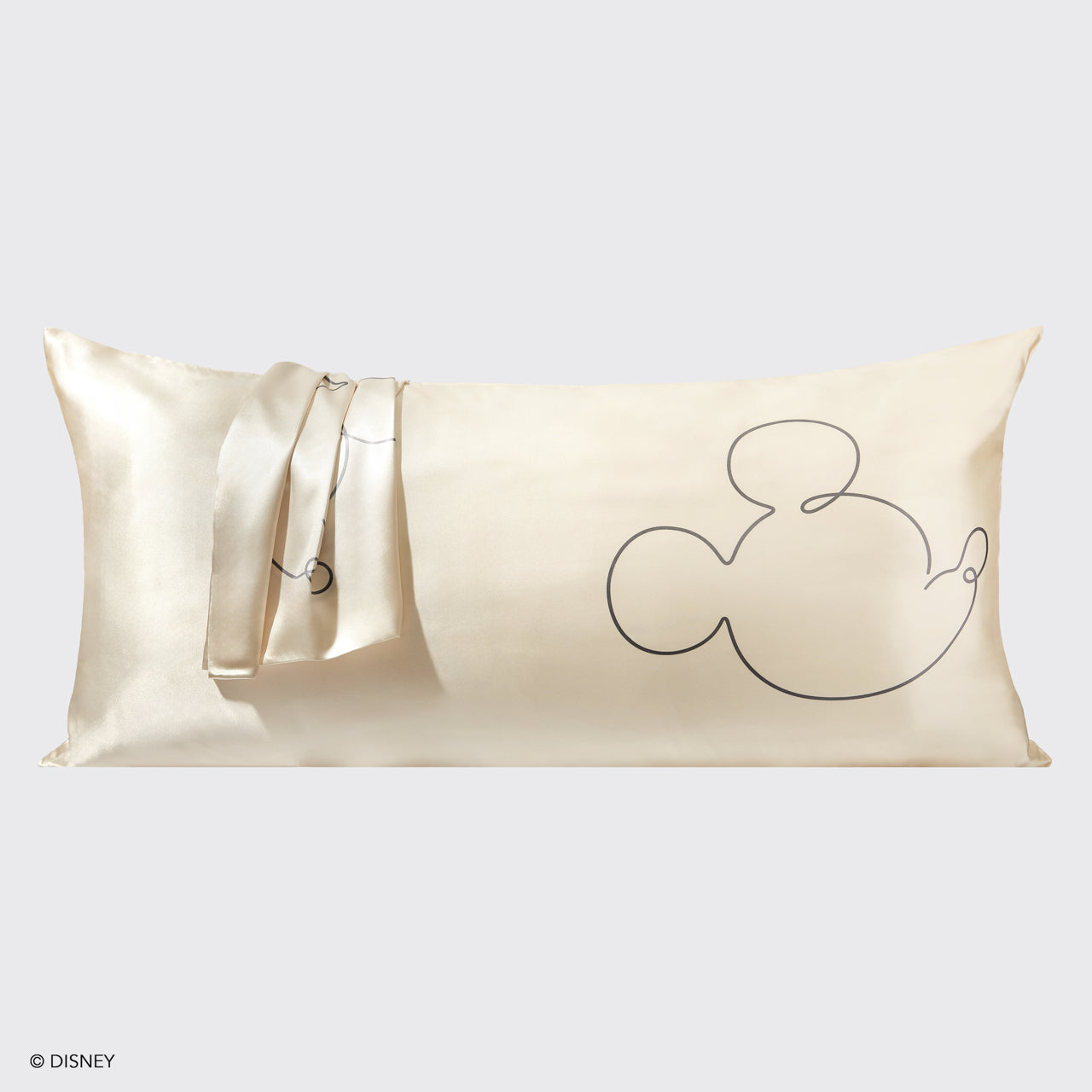 Kitsch x Mickey & Minnie funda de almohada de satén Mr. Mouse - King