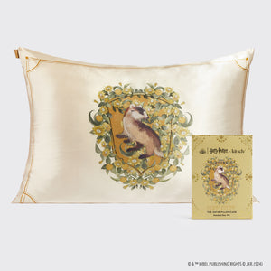 Harry Potter x Kitsch Satin-pudebetræk Standard - Hufflepuff