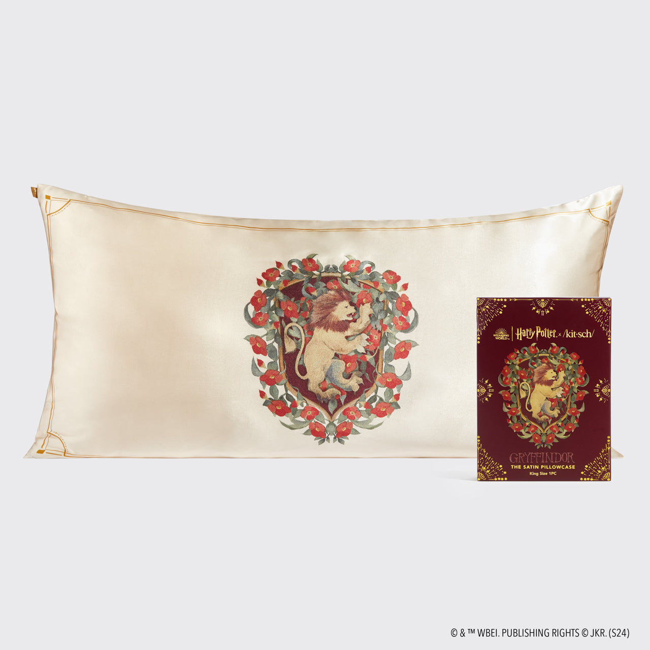 Kitsch x Harry Potter Federa in raso Grifondoro - King