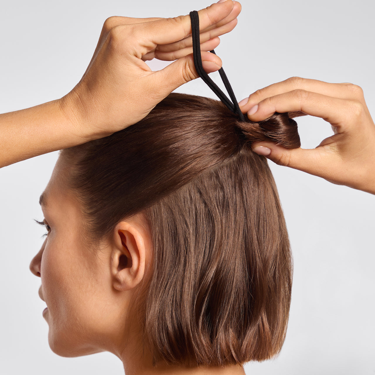 Elastiques pour cheveux sans couture - 8 pièces - Noir