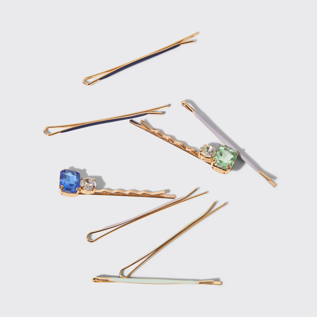 Set d'épingles à chignon Cloud et Gem 8pc - Garden Bouquet