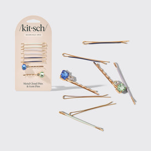 Cloud & Gem Bobby Pins 8pc Set - Havebuket