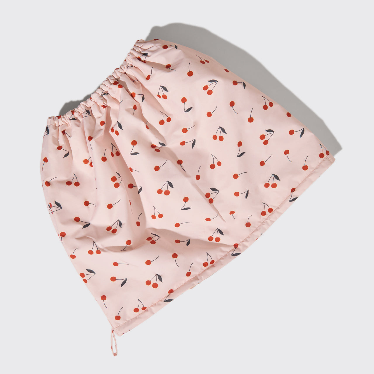 Satinforet flexi-brusehætte - kirsebærprint