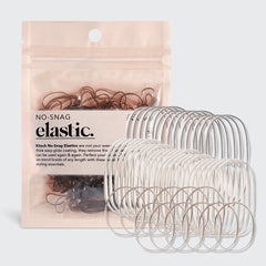 No-Snag elastik 100 stk (brun)