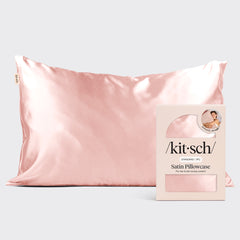 Pudebetræk i satin - Blush