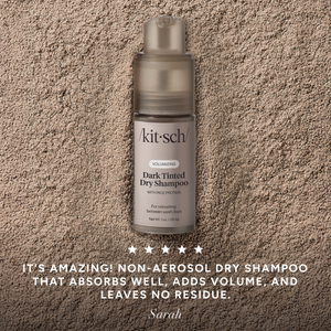 Shampooing sec volumineux aux protéines de riz - teinté foncé 1 oz