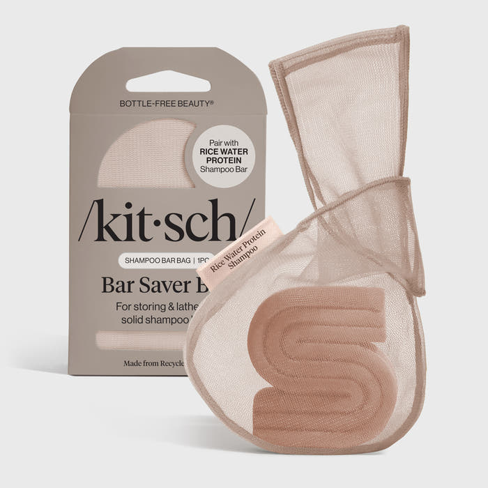Pochette pour shampooing - Eau de riz - Gris