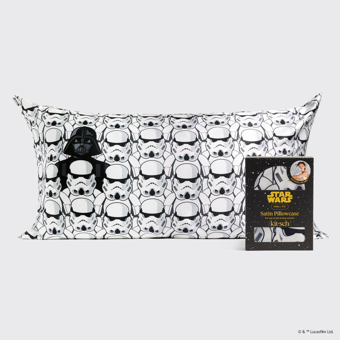Star Wars™ & Kitsch Satin-Kissenbezug in Darth Vader & Sturmtruppen - King