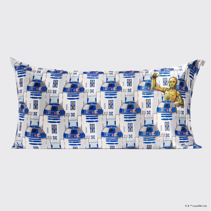 Star Wars™ & Kitsch Satin-Kissenbezug in R2-D2 & C-3PO - King