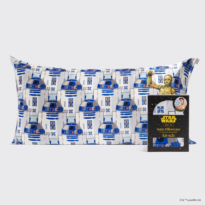 Star Wars™ & Kitsch Satin-Kissenbezug in R2-D2 & C-3PO - King