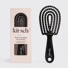 Mini spazzola districante flessibile – Nera