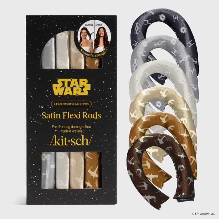 Star Wars™ & Kitsch Varillas Flexibles de Satén – Lado Luminoso vs Lado Oscuro