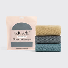 Esponja de red africana Aqua Grey