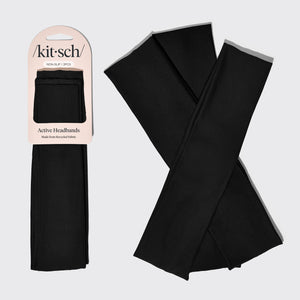 Black Active Headbands