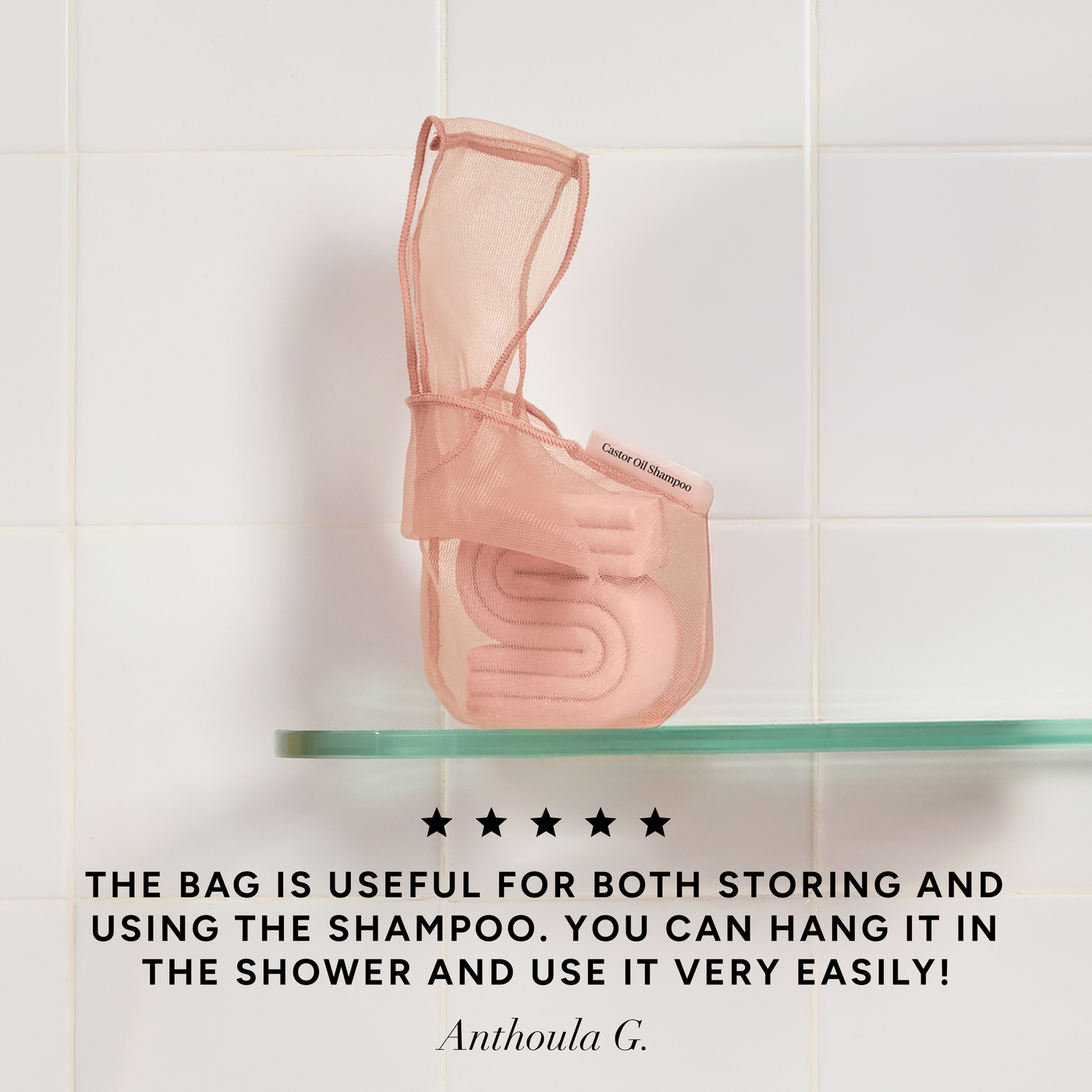 Shampoo-Beutel - Rizinusöl - Terracotta