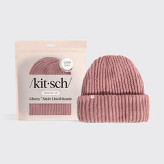 Glazey™ Mütze mit Satinfutter in Blush