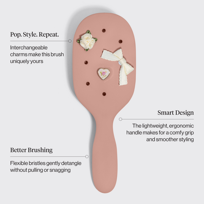 KitschPop™️ Paddle Brush in Terracotta