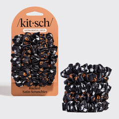 Set da 5 pezzi di elastici scrunchie in raso arricciato Fantasmi e Zucche