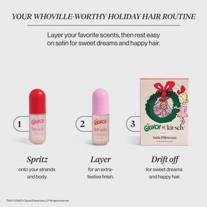 The Grinch x Kitsch Cherry Cheer Hair & Body Perfume Mist