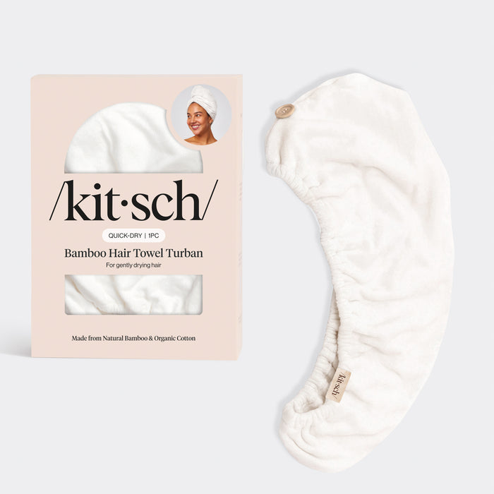 Asciugamano per capelli ecologico - Bianco