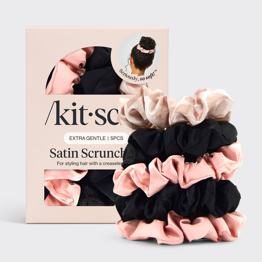 Assorterede satin-sovebånd