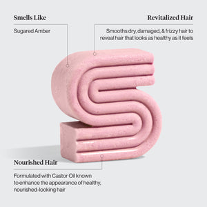 Ricinusolie nærende shampoo bar