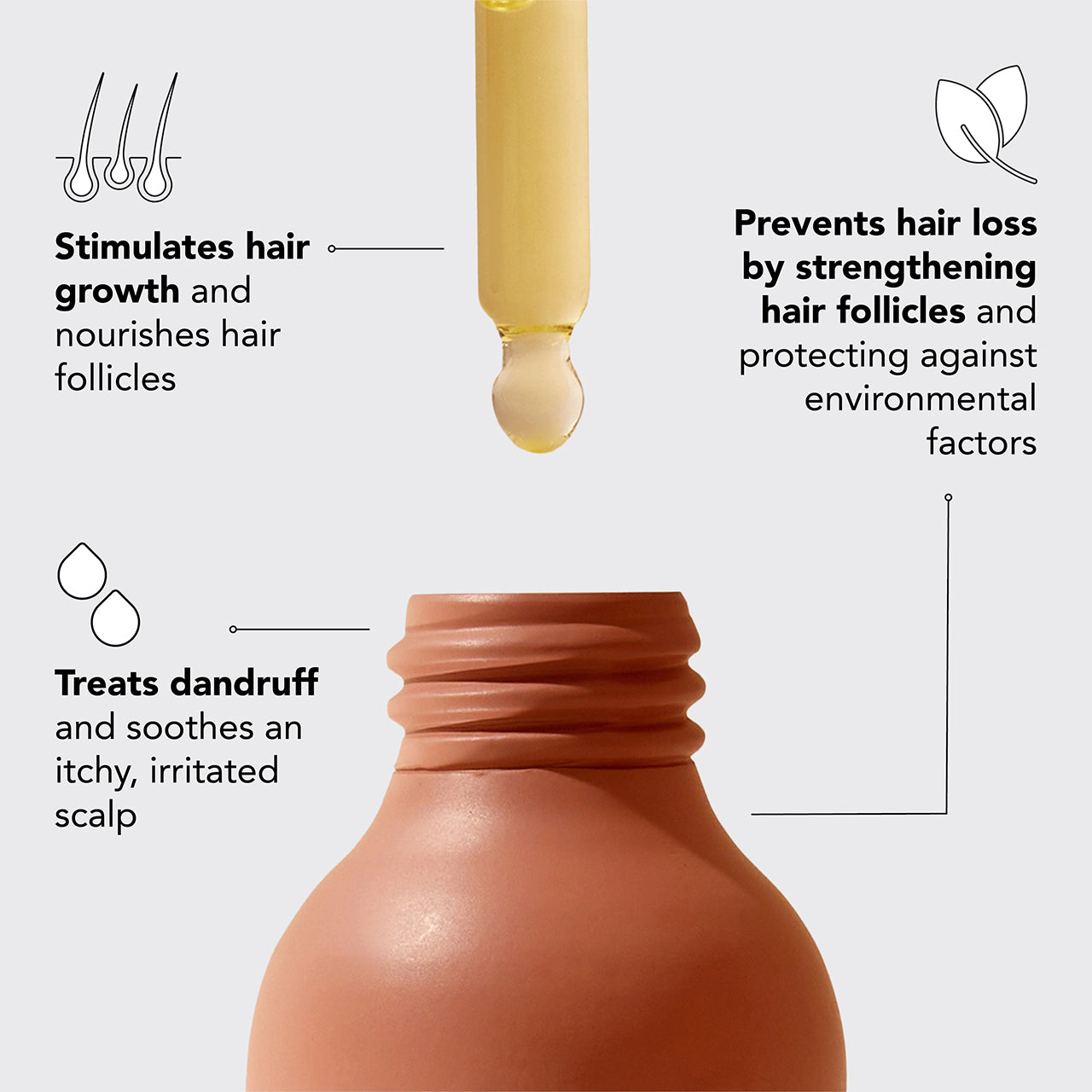 Hovedbundsolie-applikator + Biotin Oil Bundle