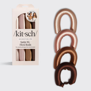 Satin Jumbo Flexi-stænger 4 stk - rosentræ