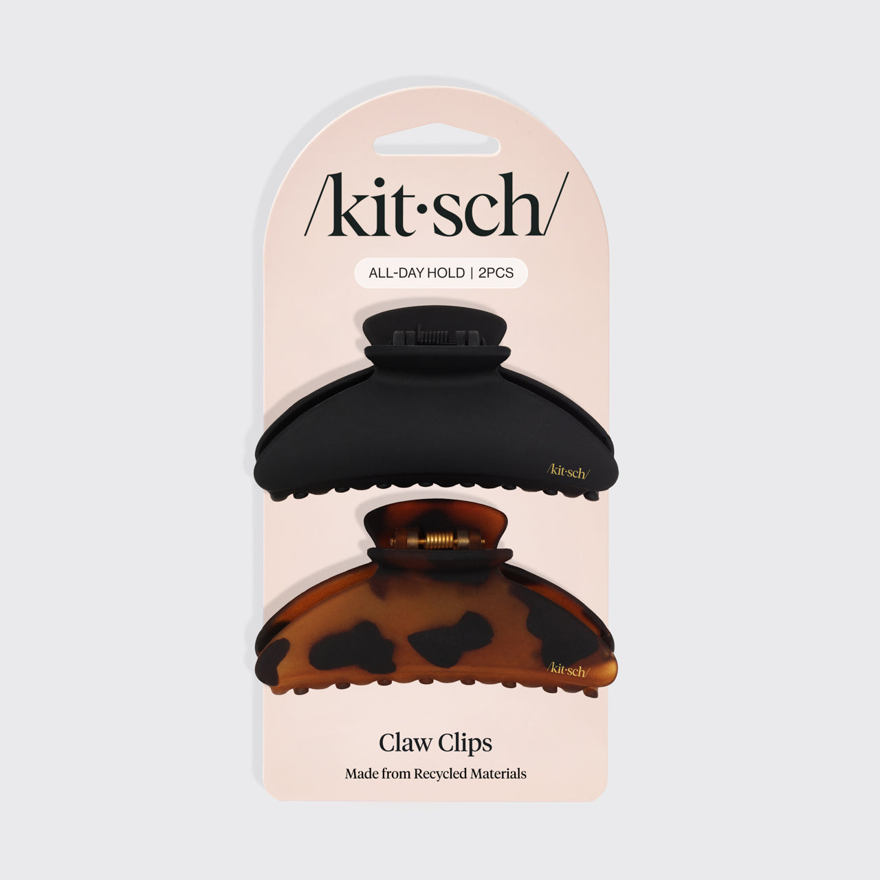 Mittlere Klauenklammern, 2 Stück – recycelter Kunststoff