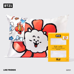BT21 møder Kitsch Satin-pudebetræk - RJ