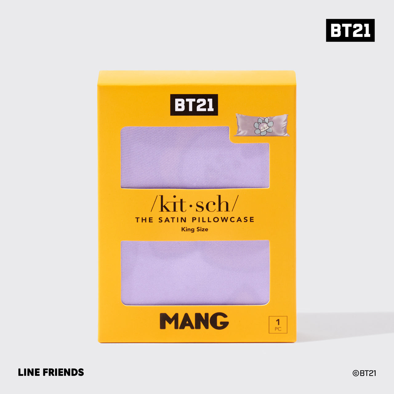 BT21 x Kitsch federa in raso - MANG | King