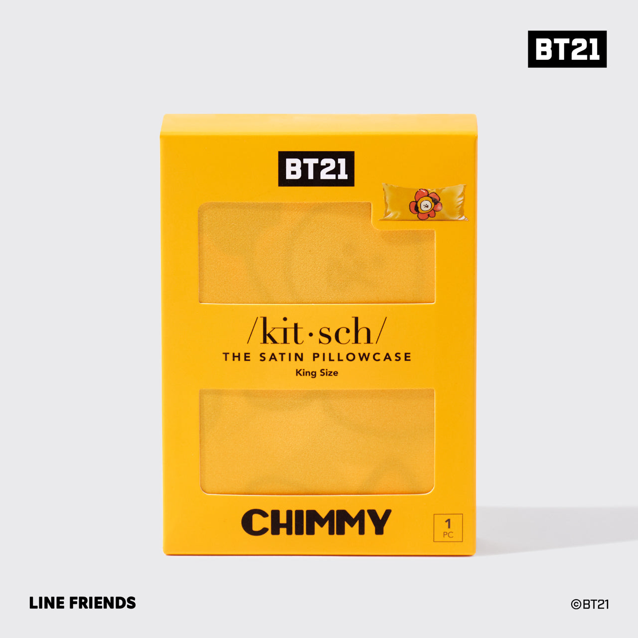 BT21 x Kitsch federa in raso - CHIMMY | King