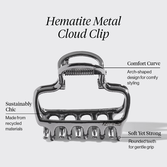 Clip nuage métallique - Hématite